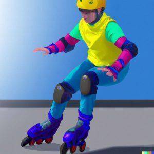 skater wearing protective equipment
